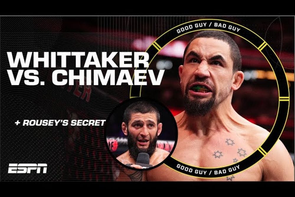 Robert Whittaker vs. Khamzat Chimaev: Saudi Arabia Fight Buzz on ESPN MMA post image