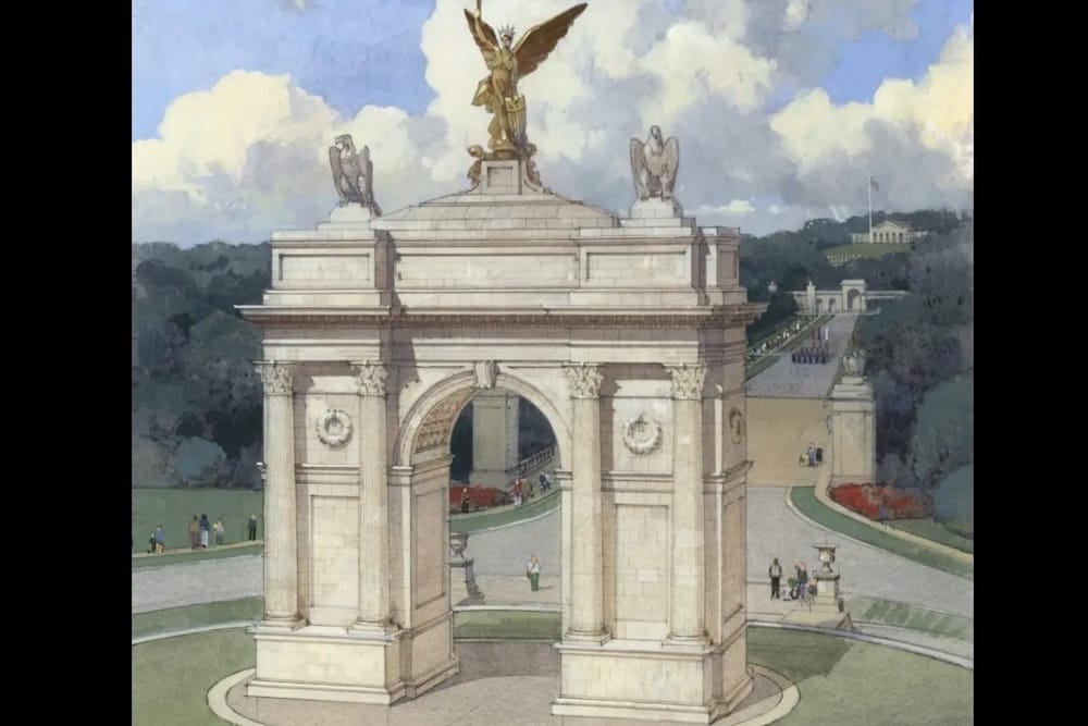 President Trump Unveils Grand Arch Project Near Lincoln Memorial
