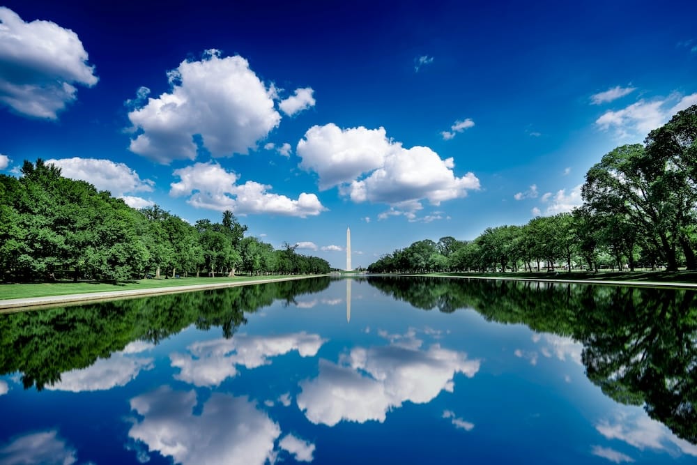 Washington D.C. Lincoln Memorial Reflecting Pool Reopens With Sparkling Blue Water After Major Renovation