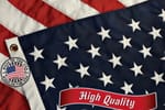 Picture of the Grace Alley 3x5 embroidered American flag 