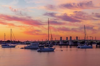 Picture of the Bridge of Lions in St Augustine Florida