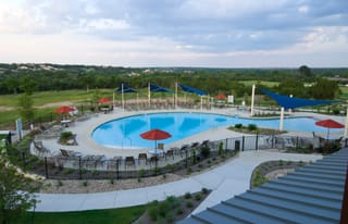 Photo of the clubhouse at Sun City Georgetown, TX