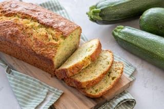 Image of a fresh baked zucchini bread 