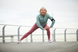 Picture of a senior woman in activewear