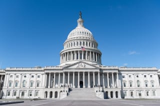 Picture of the US Congress building in Washington DC