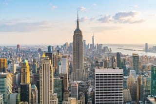 Image of the New York City skyline including the Empire State Building 