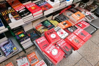 Photo of Stephen King books