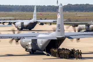 Photo of a US military plane 