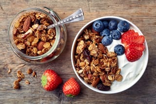 Photo of a Greek yogurt bowl with fruit