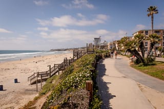 Photo of a beach in La Jolla California 