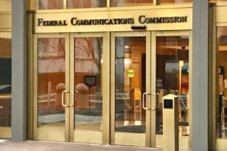 Picture of the entrance of the office of the Federal Communications Commission 