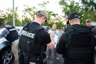 Photo of ICE agents