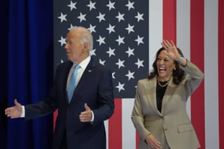 Photo of Joe Biden and Kamala Harris