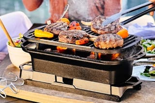 Photo of a Lodge Sportsman's Pro Cast Iron Grill