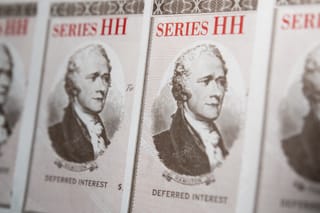 Photo of U.S. government Series HH bonds 