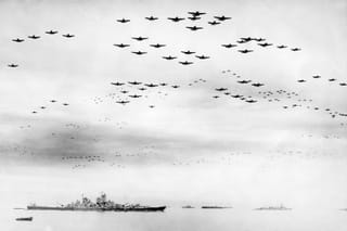 Photo of planes in the Pacific ww2