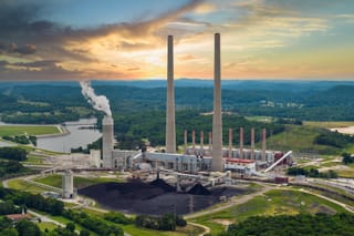 Picture of the Kingston power plant in Roane County, Tennessee 