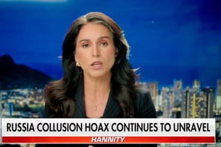 Picture of Tulsi Gabbard, U.S. Director of National Intelligence, on the Hannity show 