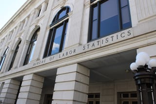 Picture of the Bureau of Labor Statistics building in Washington D.C. 