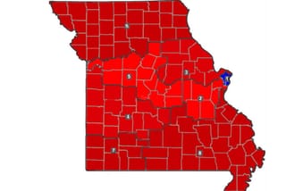 Image of the Missouri State Congressional Redistricting Plan