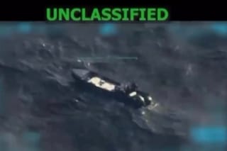 Picture of a high speed boat with drug runners 
