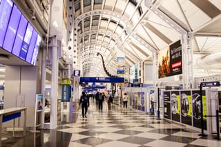 Picture of a terminal at the Ronald Reagan Airport in Arlington Virginia
