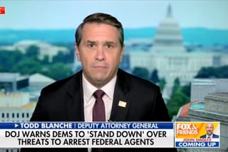 Picture of DOJ Deputy Attorney General Todd Blanche on FoxNews