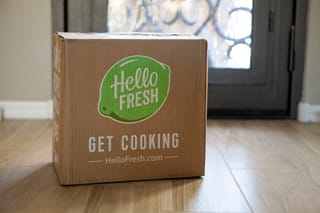 Picture of a box from Hello Fresh