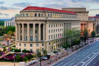 Picture of the Apex Building in Washington D.C. which is Federal Trade Commission headquarters 