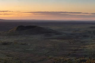 Sunrise over Craters of the Moon National Monument and Preserve