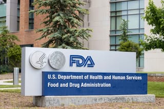 Picture of the monument sign for the U.S. Food and Drug Administration 