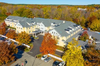 Aerial picture of a continuing care retirement community