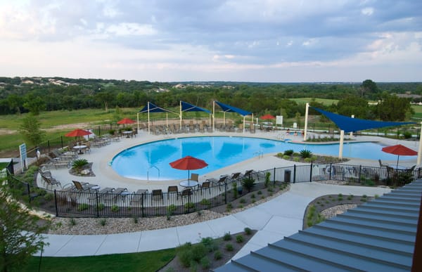 Photo of the clubhouse at Sun City Georgetown, TX