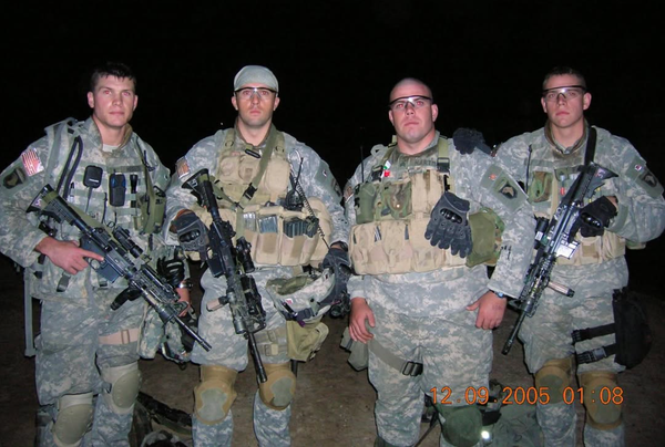 Image of Pete Hegseth on deployment in Iraq