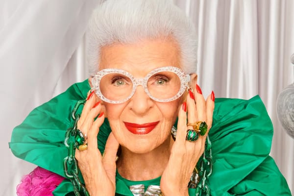 Picture of Iris Apfel wearing Zenni Optical glasses