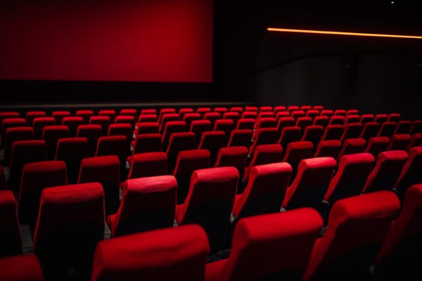 Image of movie theater seats and screen