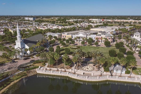 Picture of Tradition master planned community downtown in Port St. Lucie Florida