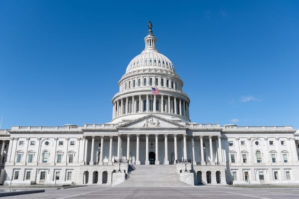 Picture of the US Congress building in Washington DC