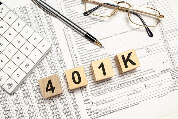 Image of 401k paperwork