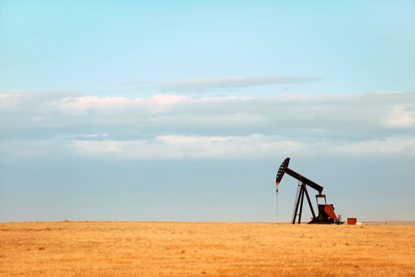 Photo of an oil rig in Nebraska