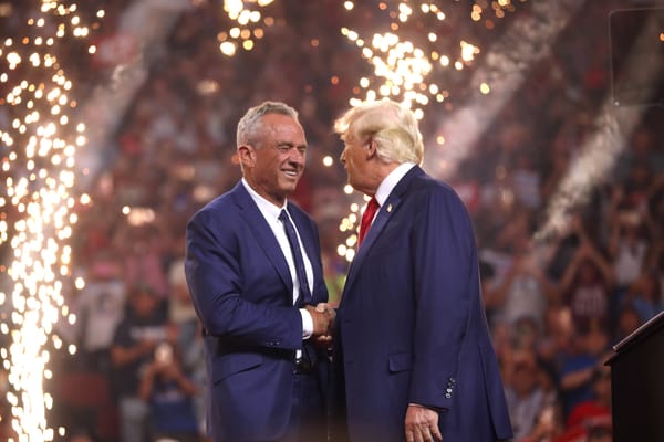 Photo of Donald Trump and RFK Jr at a rally