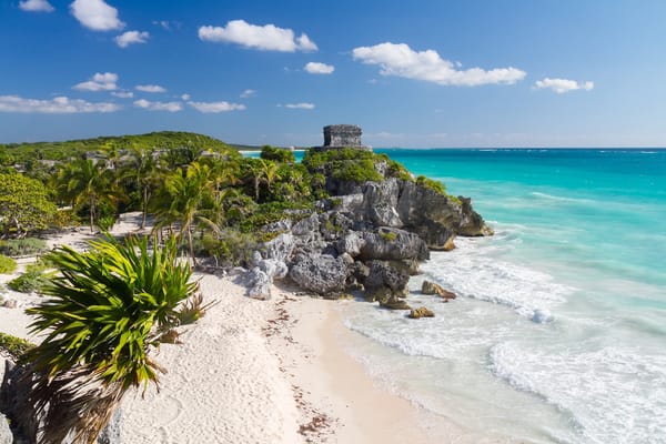 Picture of Old Maya Beach in Tulum Mexico