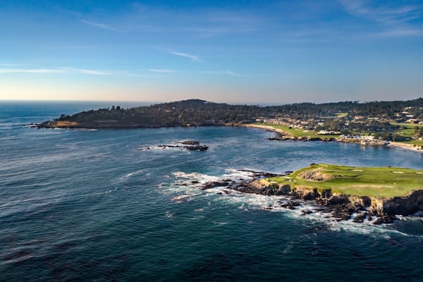 Photo of Pebble Beach golf course