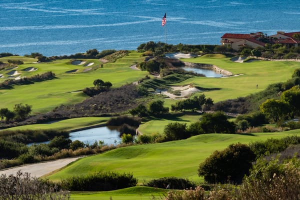 Photo of the Trump golf course in Los Angeles 