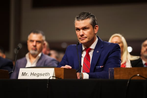 Photo of Pete Hegseth speaking