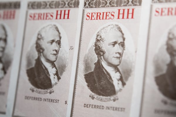Photo of U.S. government Series HH bonds 