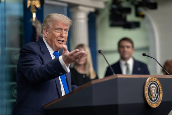 Picture of President Donald J. Trump speaking at the White House 