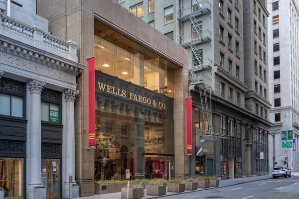 Picture of a Wells Fargo Bank location in San Francisco, California