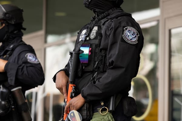 Picture of two ICE officers
