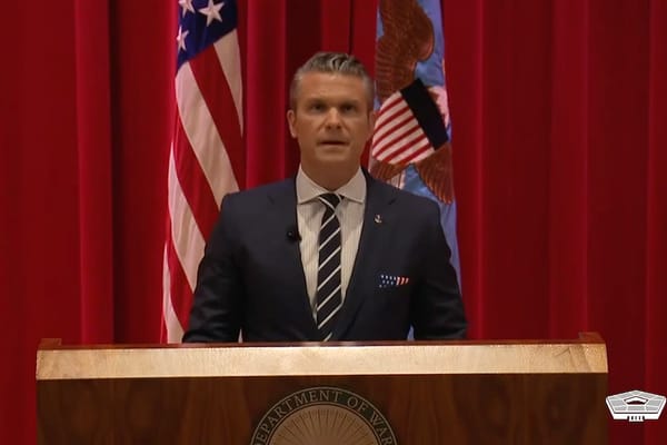 Picture of Secretary of War Pete Hegseth 